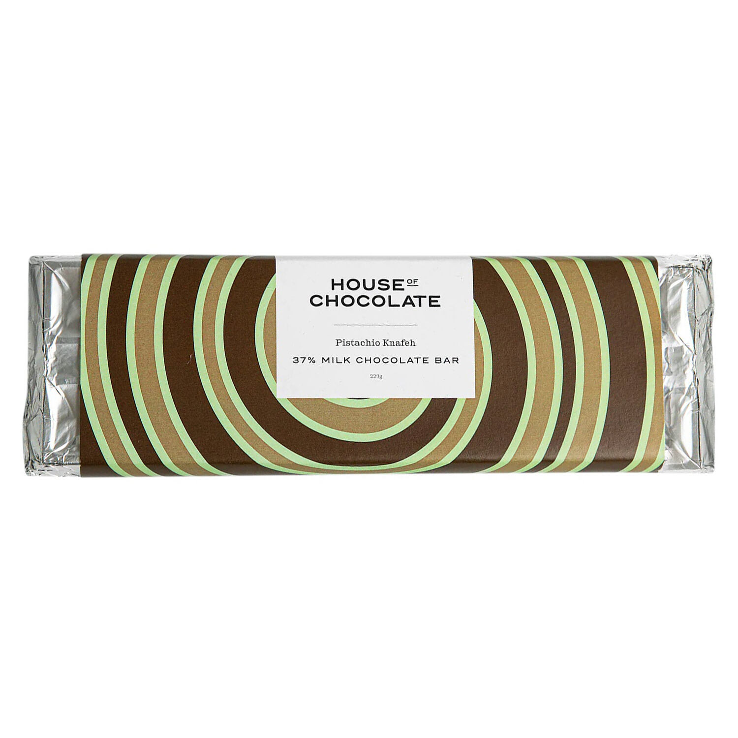 House of Chocolate Pistachio Knafeh Bar 220g