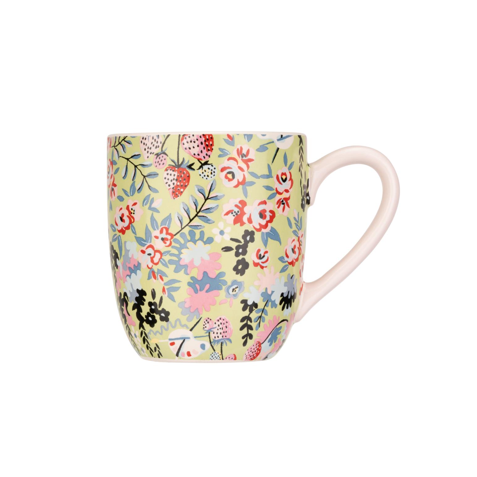 Cath Kidston Ditsy Floral Breakfast Mug Green