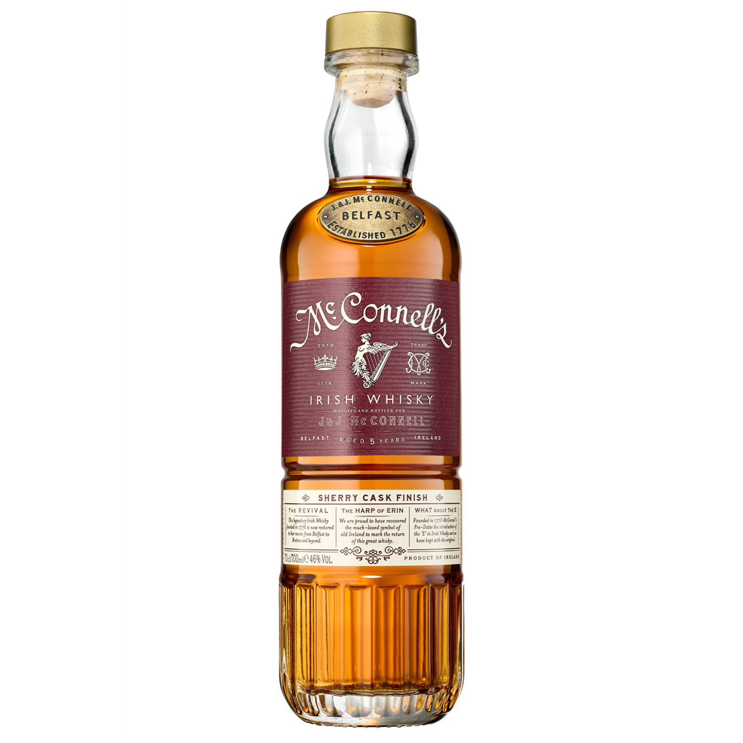 McConnell's Irish Whisky 'Sherry Cask Finish' 700ml