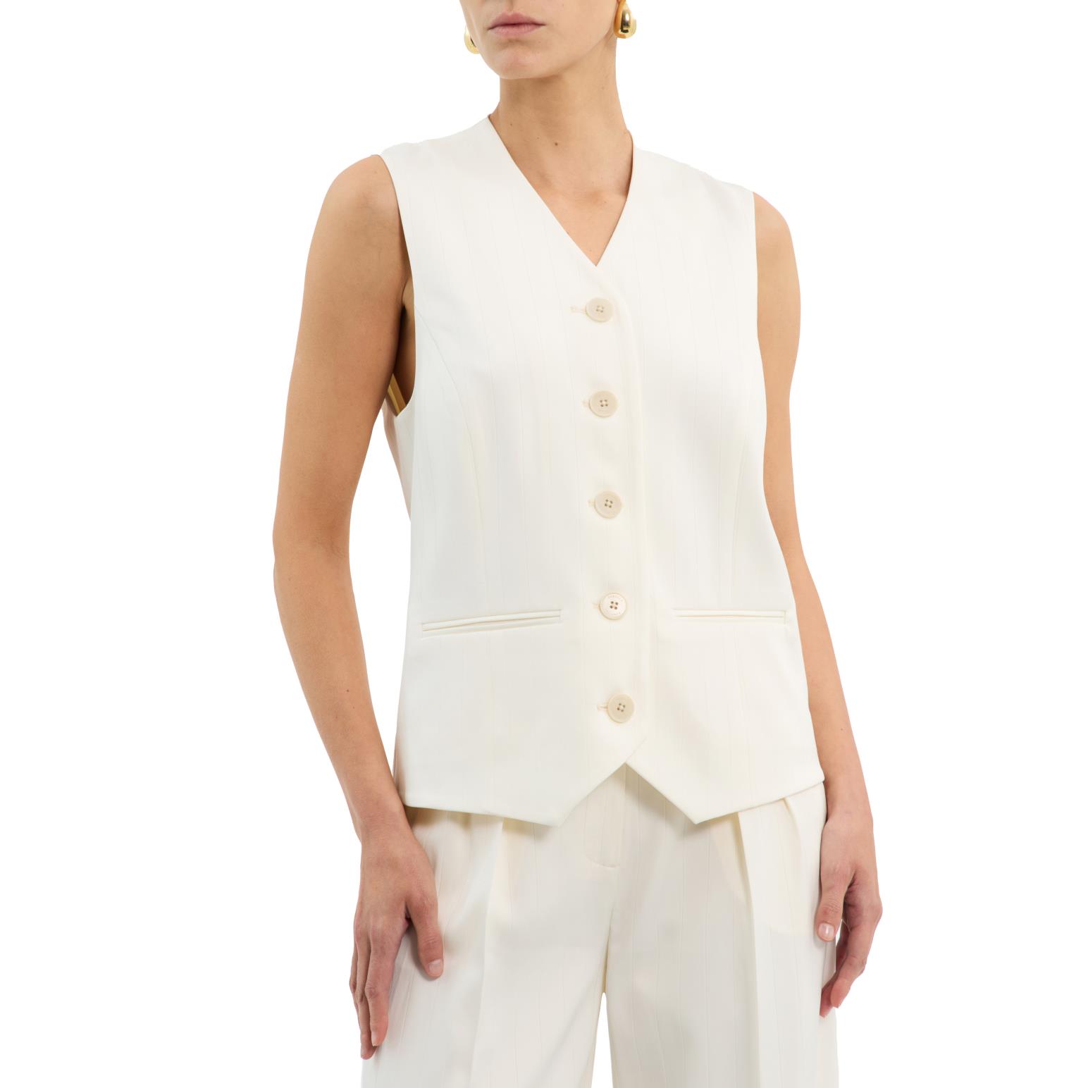 Rebecca Vallance Blanco Vest