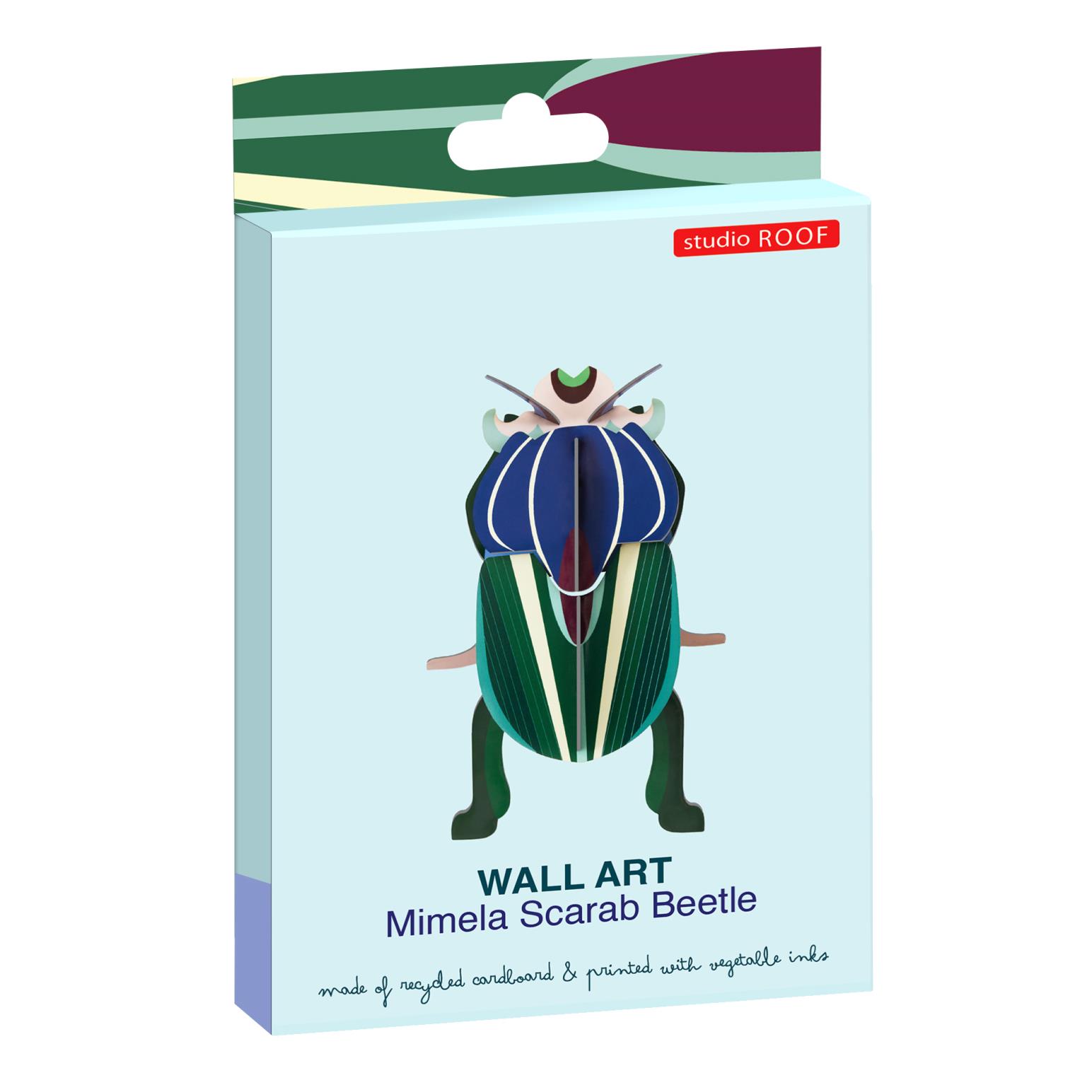 Studio Roof Mimela Scarab Beetle Wall Art B7