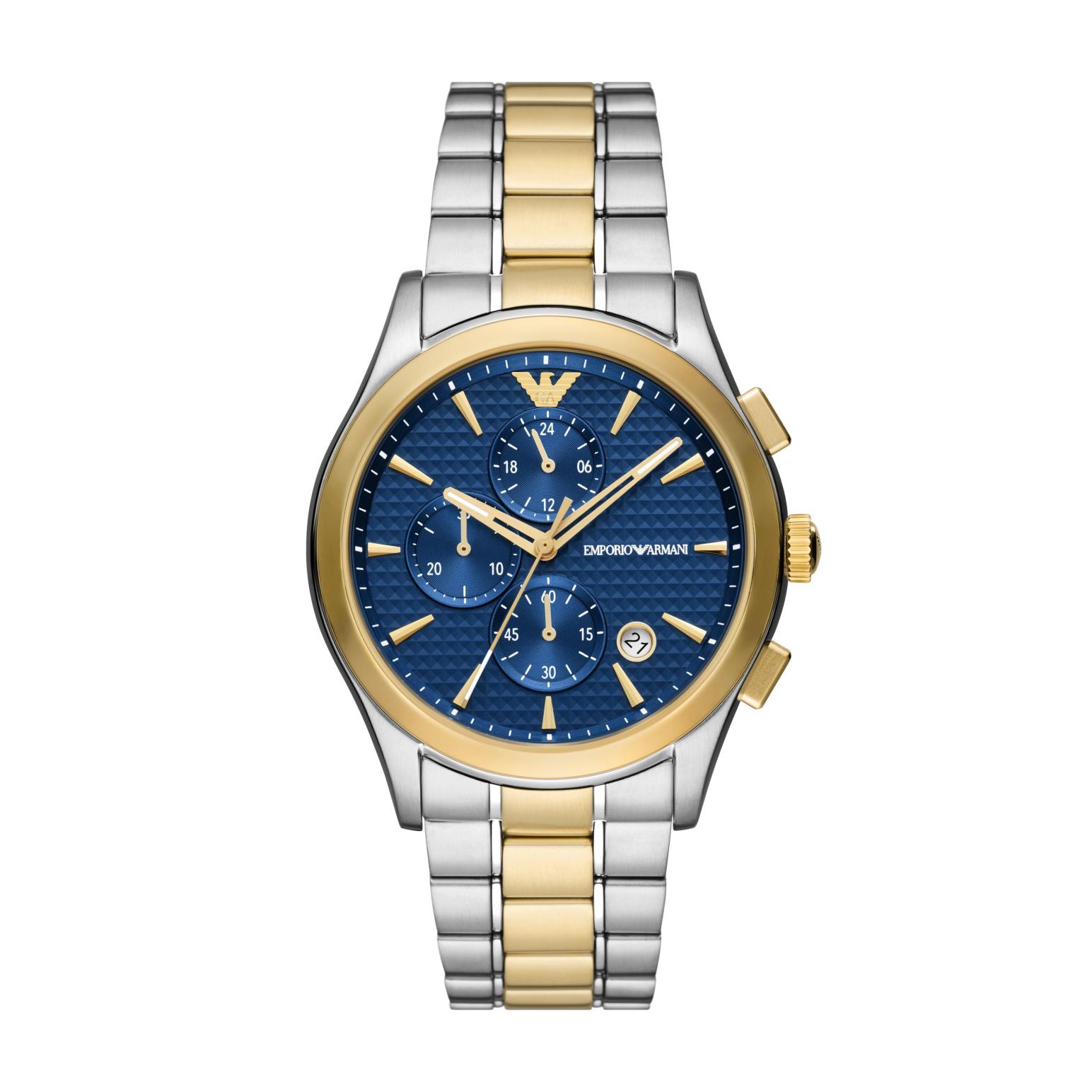 Emporio Armani Chronograph Two-Tone Stainless Steel Watch AR11579