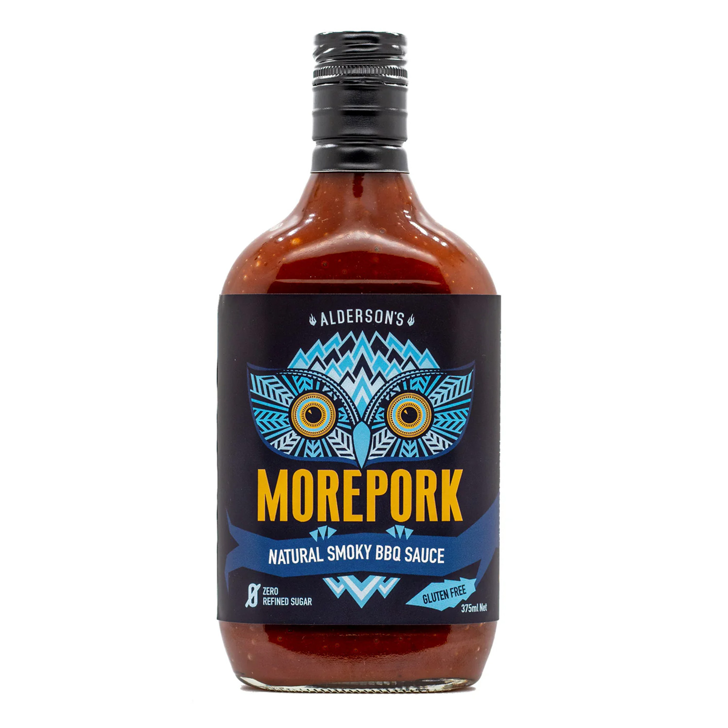 Alderson’s Morepork Natural Smoky BBQ Sauce 375ml