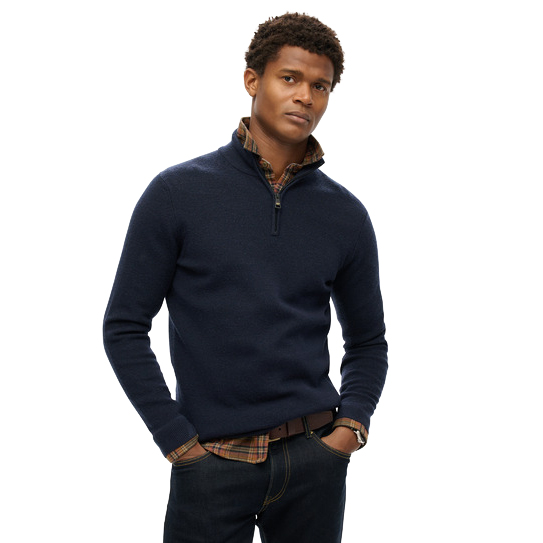 Superdry Merino Half Zip Jumper