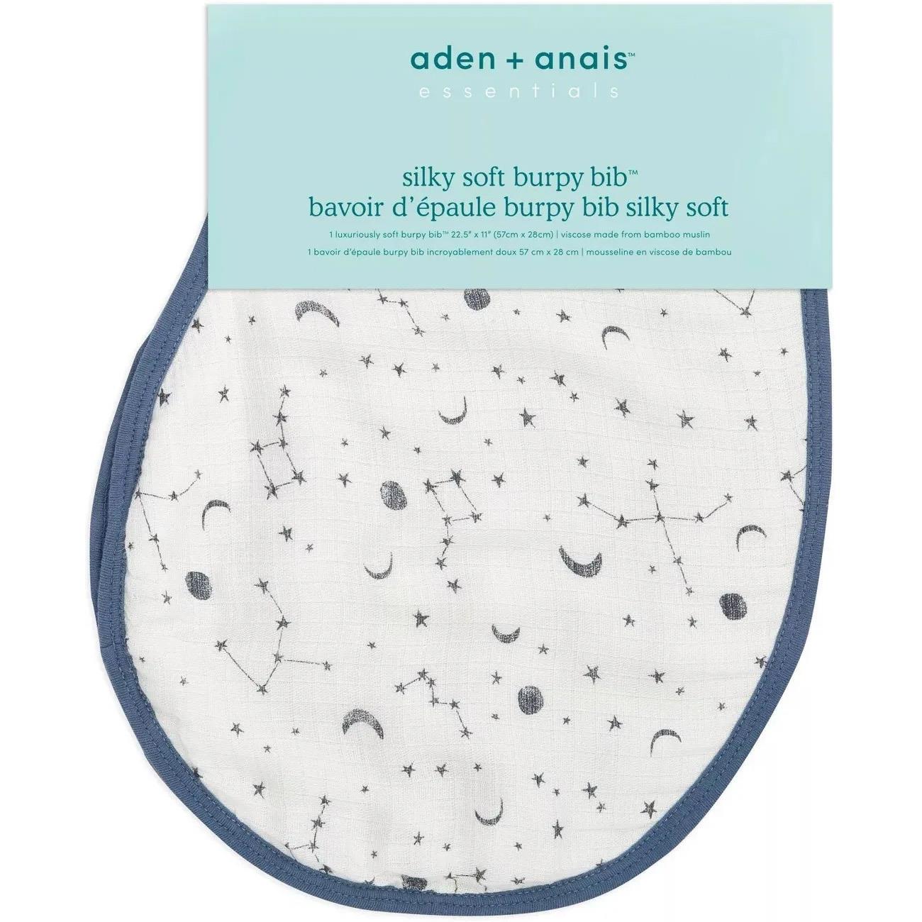 Aden + Anais Cosmic Galaxy - Starry Sky Silky Soft Burpy Bib