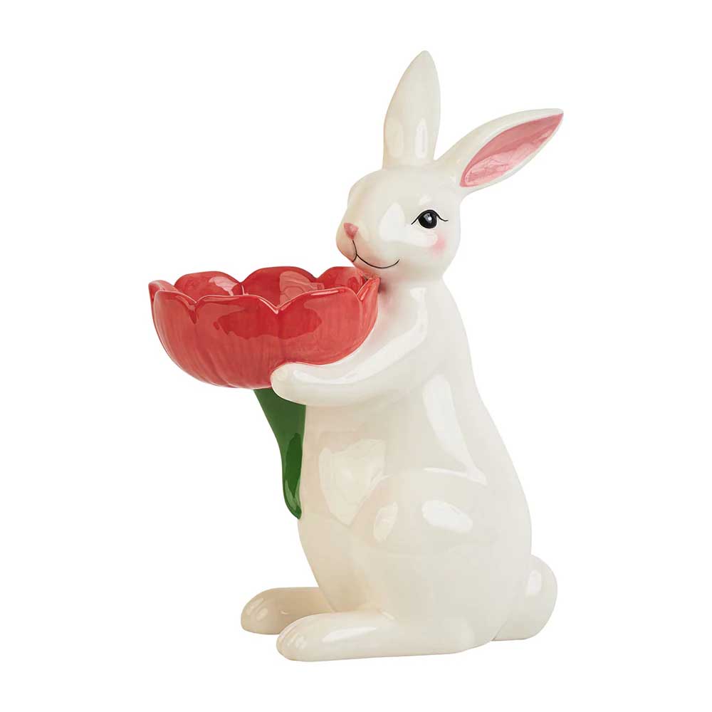 Annabel Trends Easter Bunny Bowl Tall - Red