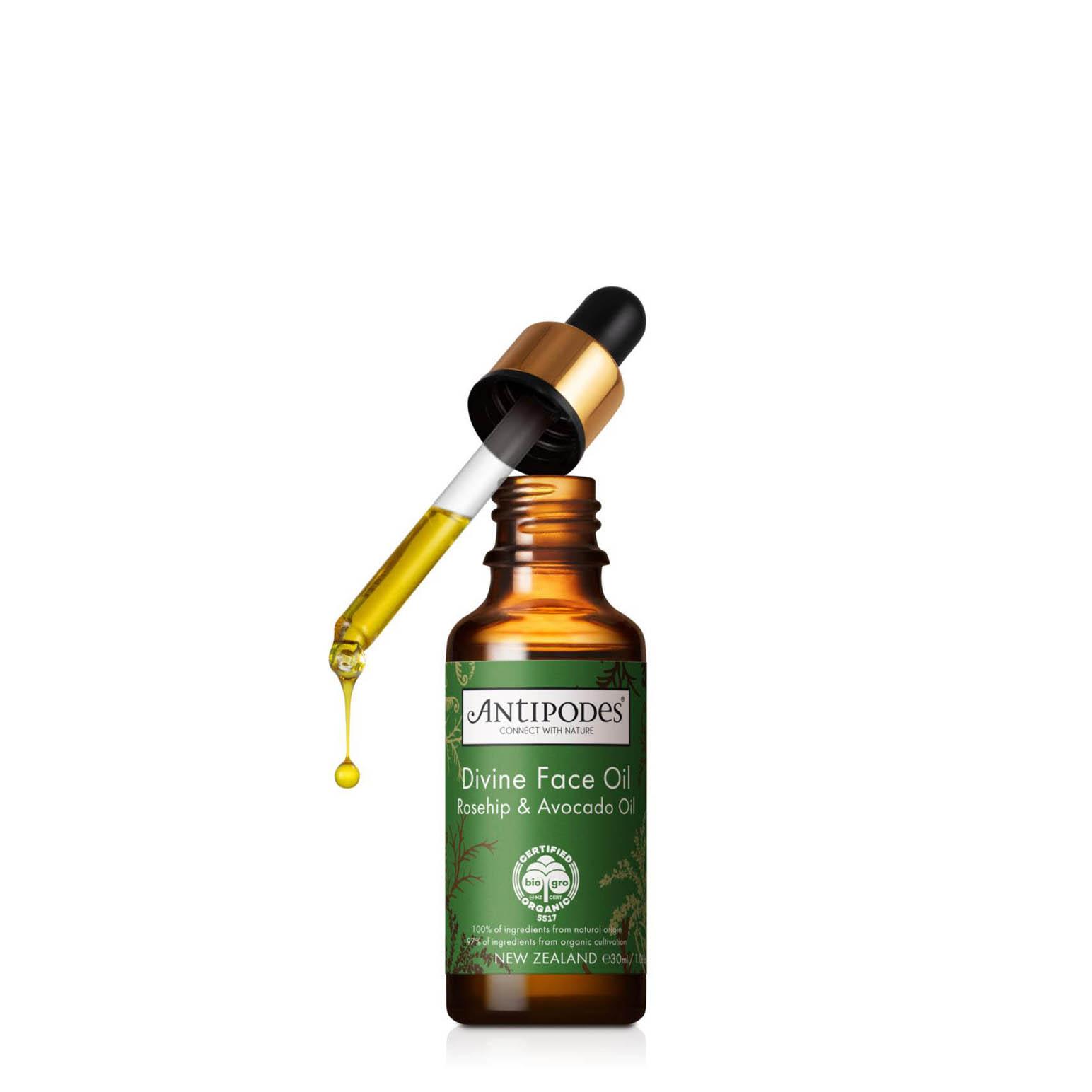 Antipodes Divine Face Oil Rosehip & Avocado Oil 30ml