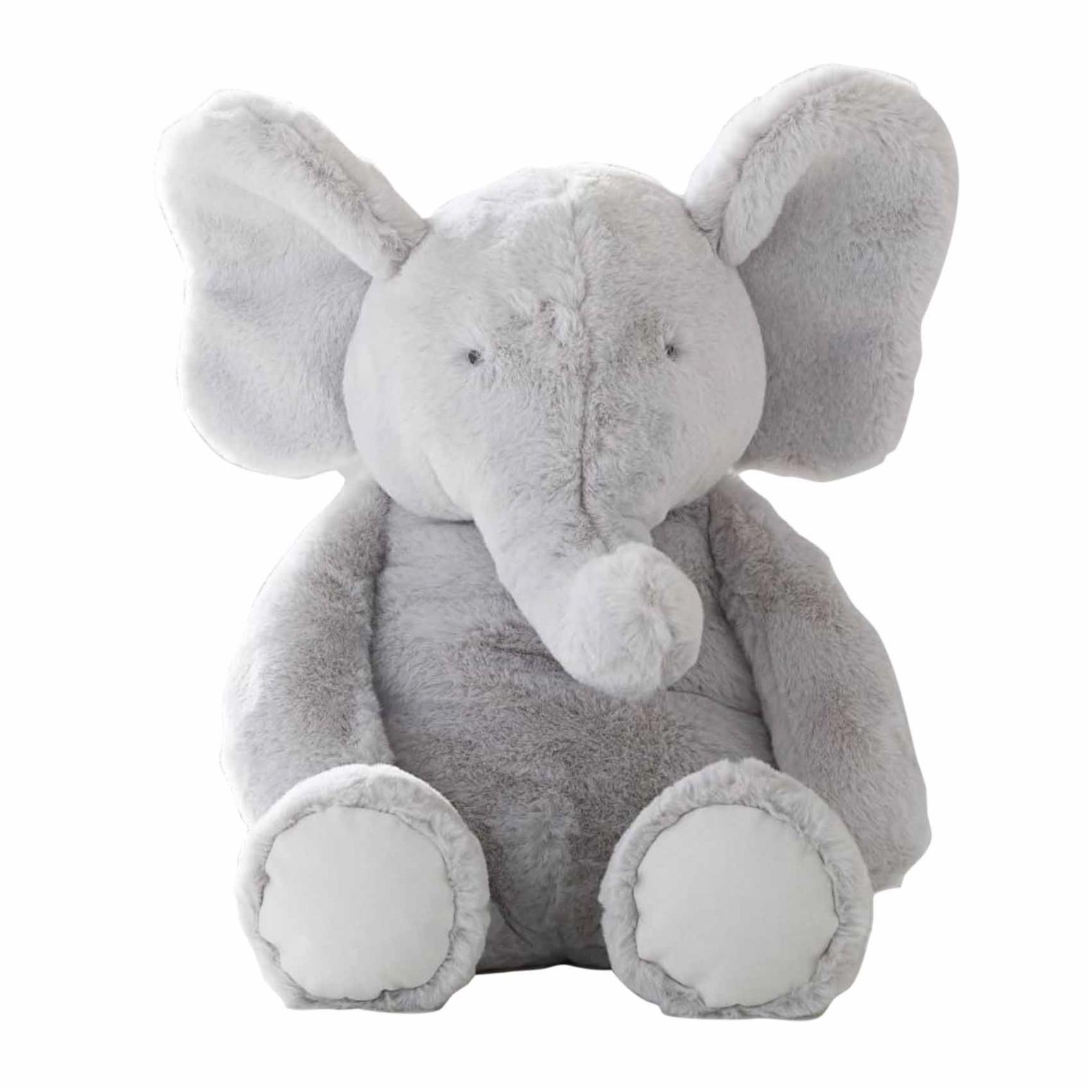 Pottery Barn Kids Grey Elephant Medium Plush Toy