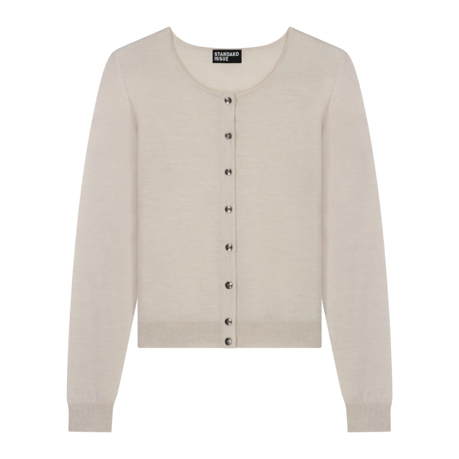 Standard Issue Merino Crop Crew Cardi