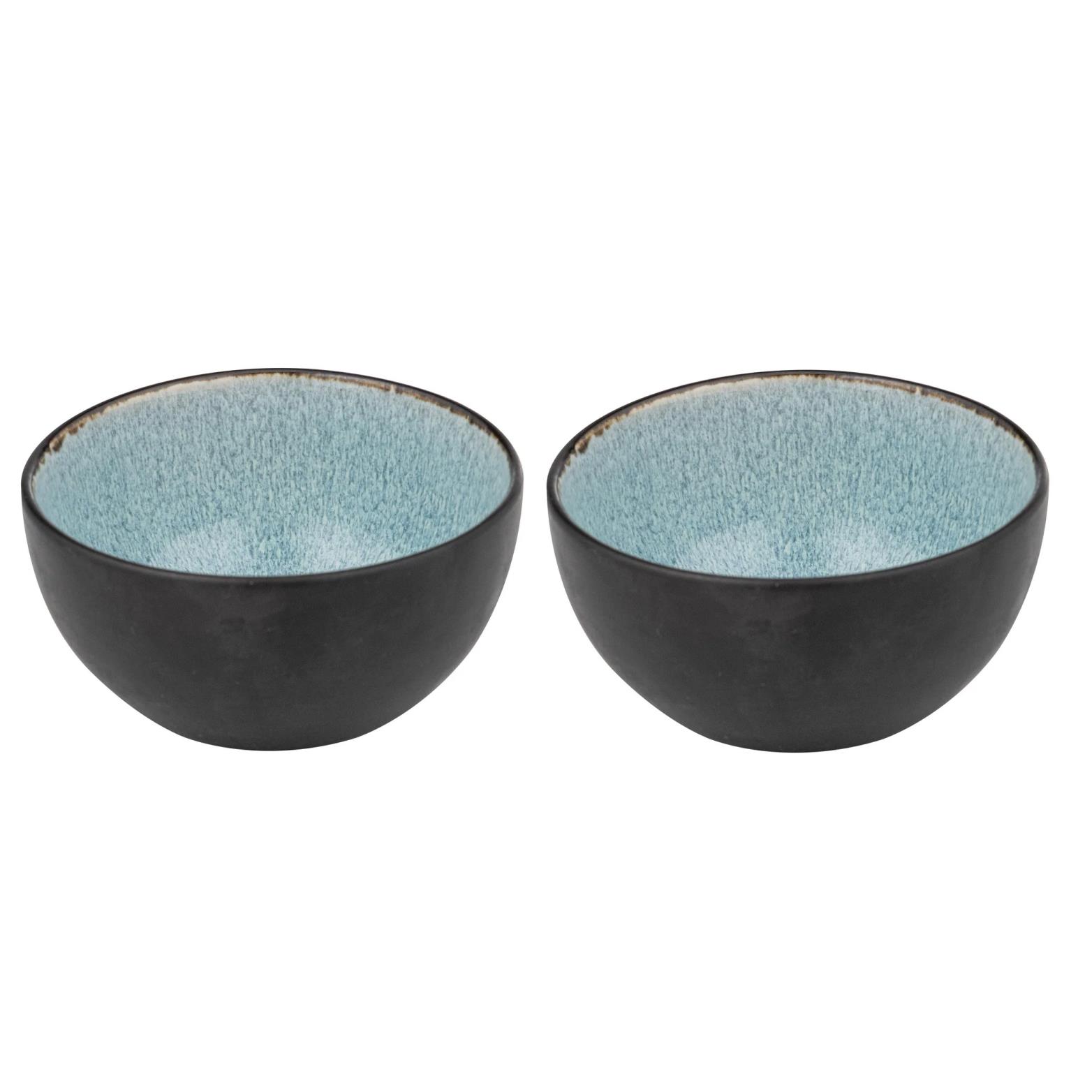 Ladelle Fusion Teal Set Of 2 Nibbles Bowl