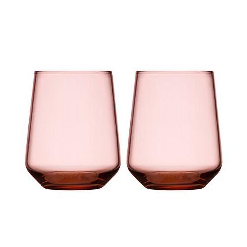 iittala Essence Tumbler 35cl Salmon Pink Pair