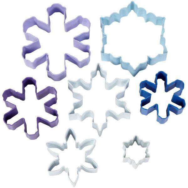 Wilton Cookie Cutter Set Snowflake 7Pc