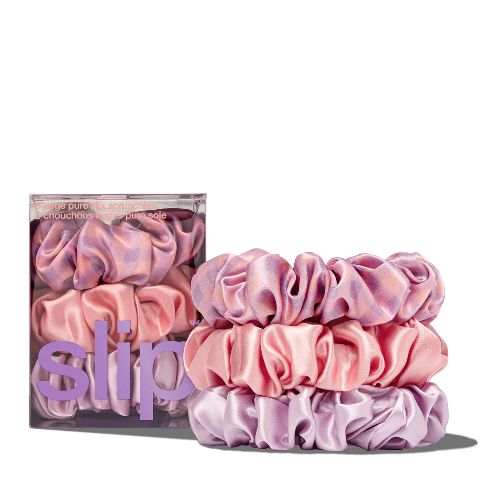 Silk Scrunchie 3 Pack Large