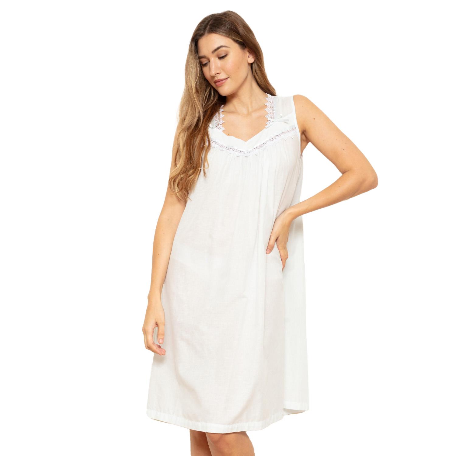 Cottonreal Cotton Voile Sleeveless N/Dress