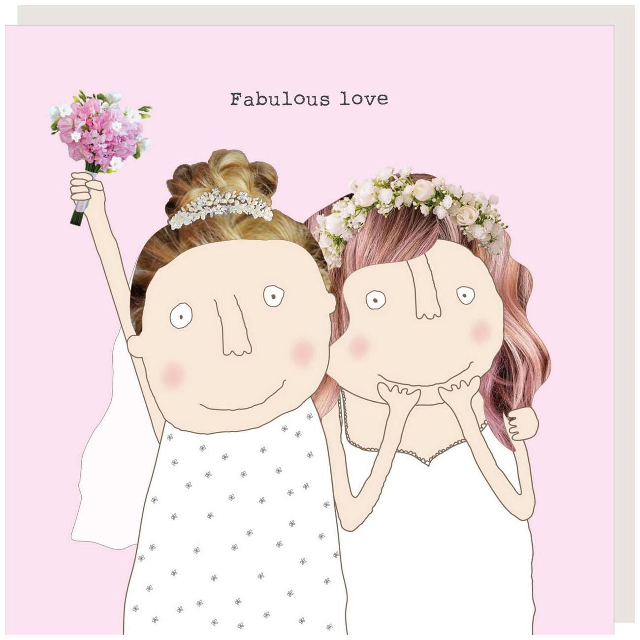 Rosie Made A Thing Fabulous Wedding Card