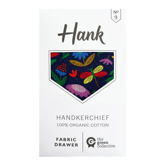 HANK 9. MEADOW by Beck of Fabric Drawer Organic Cotton Handkerchief