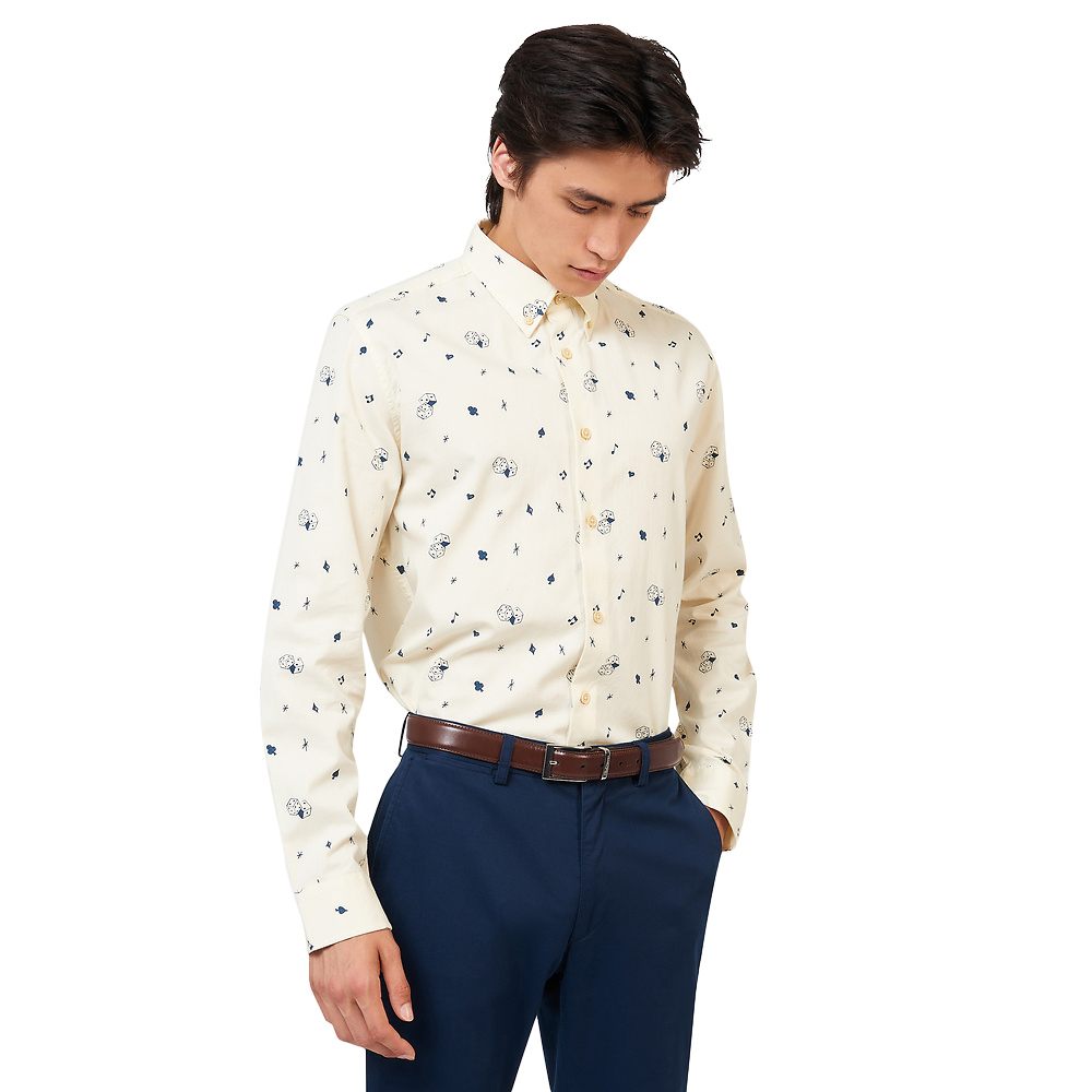 Ben Sherman Conversational Print Shirt