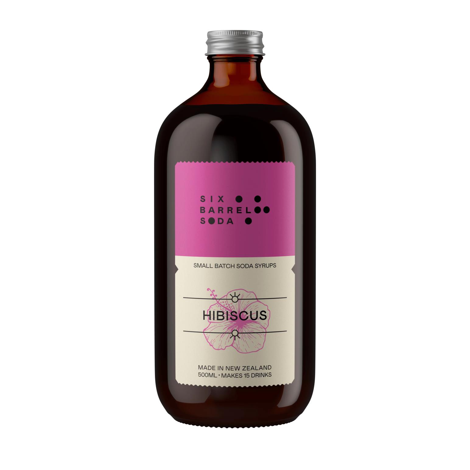 Six Barrel Soda Hibiscus 500ml