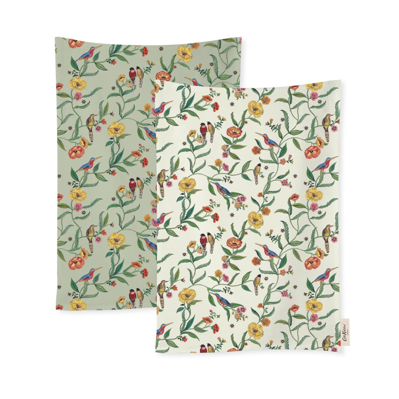 Cath Kidston Summer Birds 2Pk Tea Towels