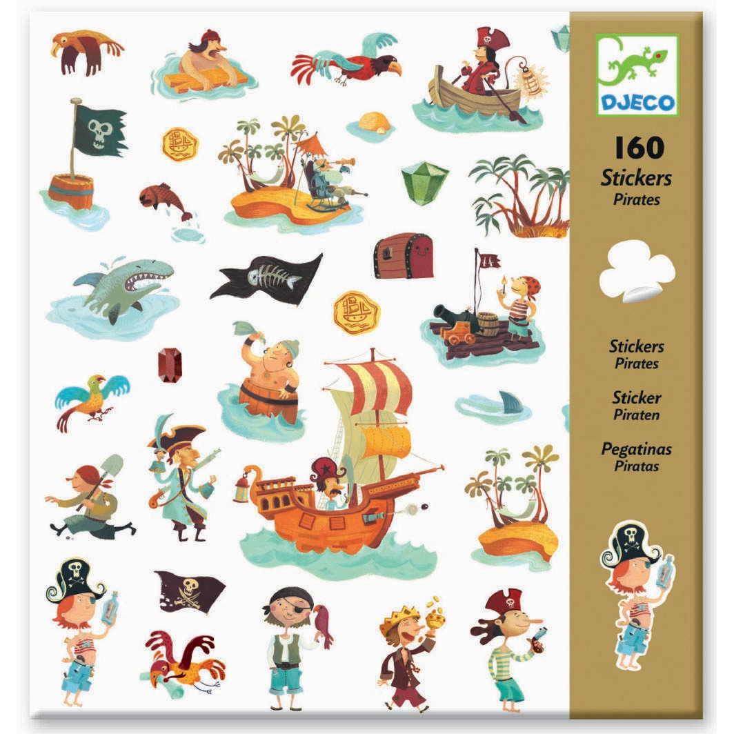 Djeco Stickers - Pirates