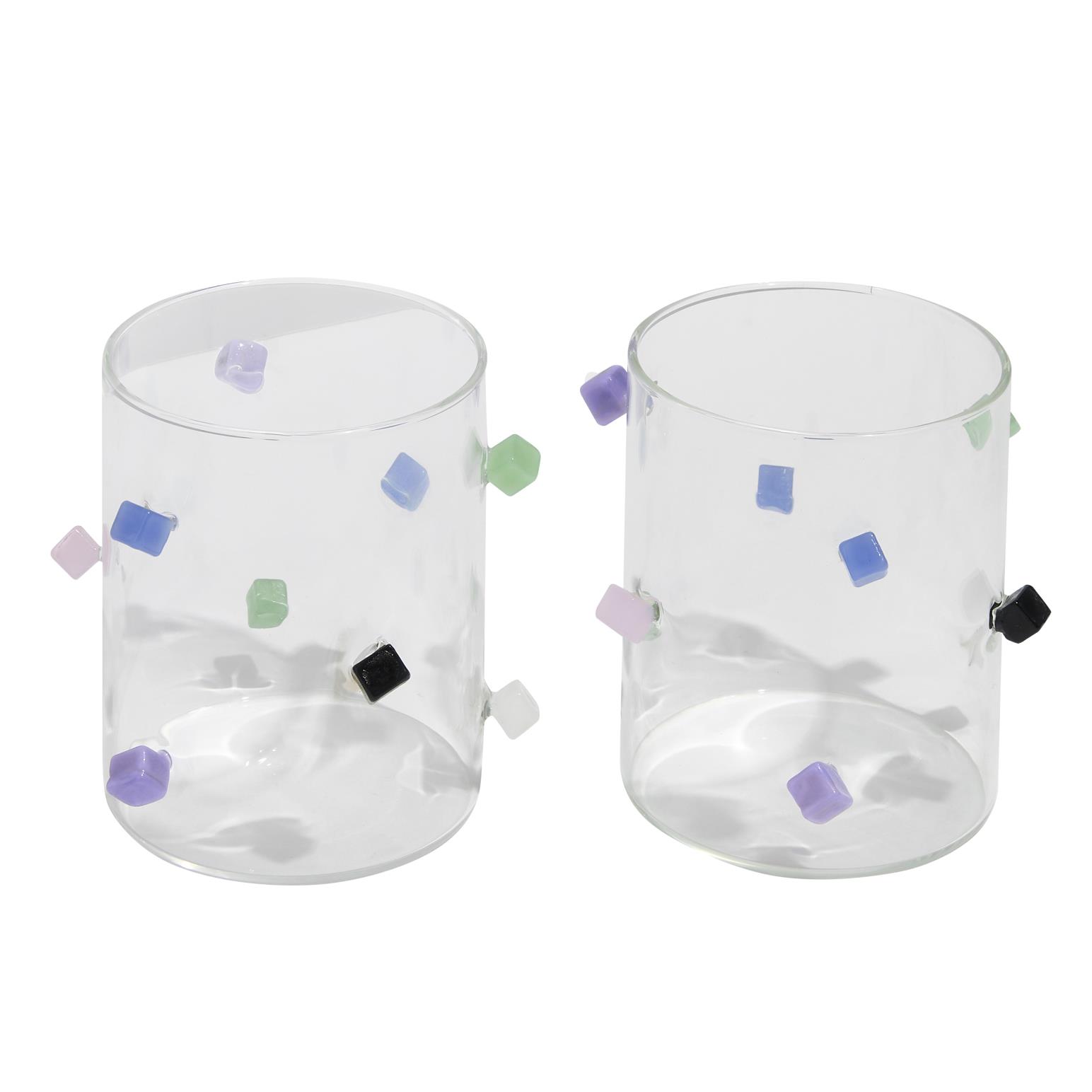 Fazeek Cube Glass - Set Of 2