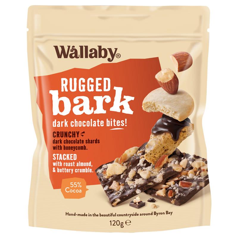 Wallaby Rugged Bark Honeycomb Crumble 120g