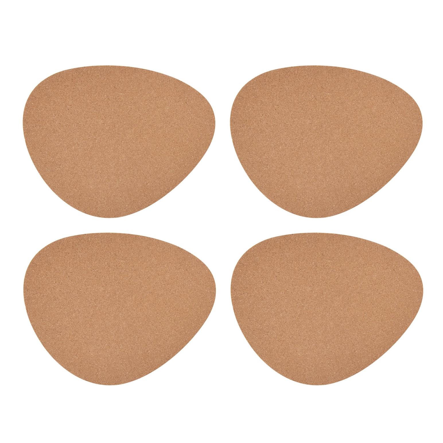 Mikasa Pebble Placemat Set Of 4 Cork 38x30cm