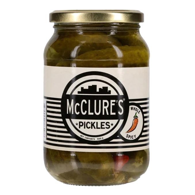 McClure's Pickles Whole Spicy Pickles 500g