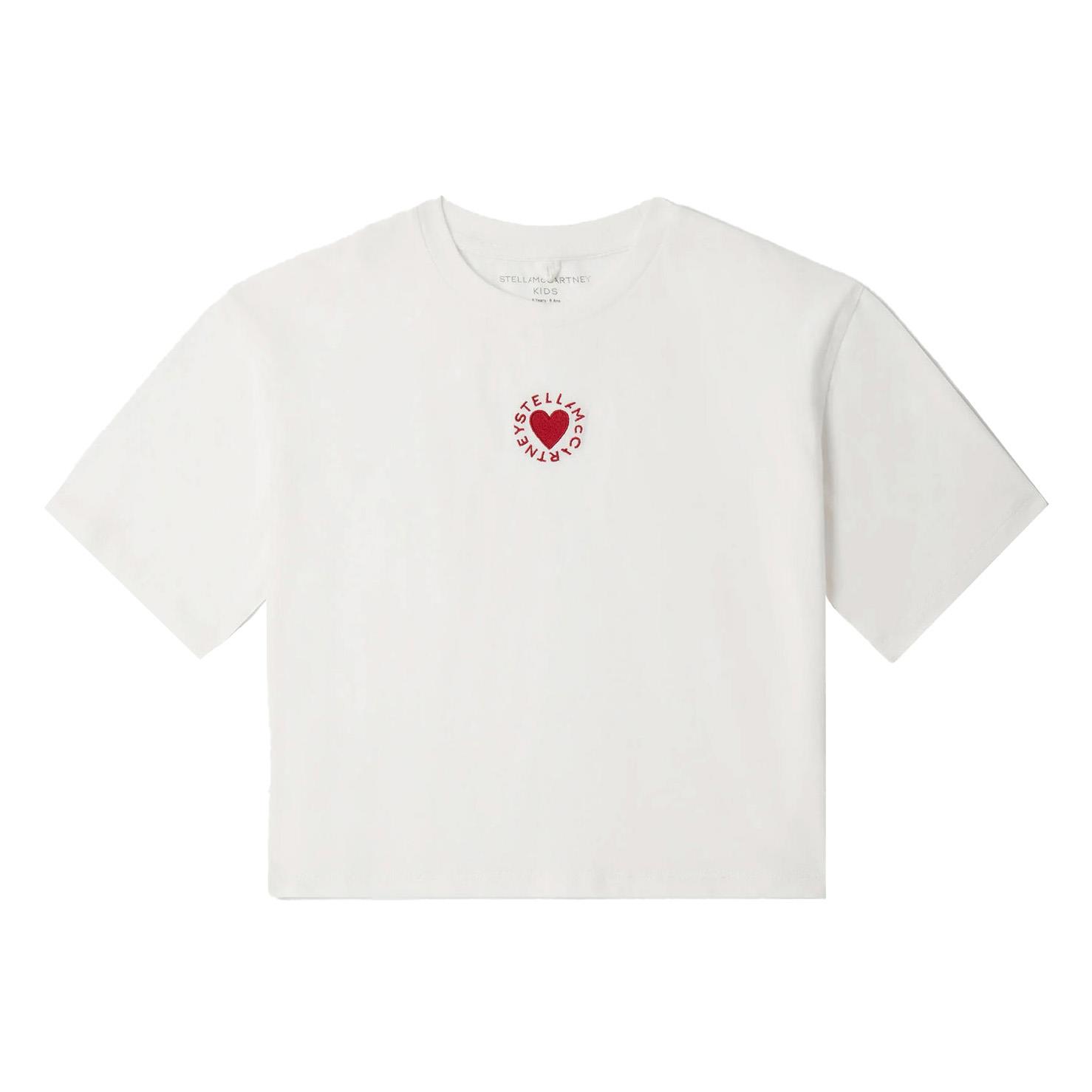 Stella McCartney Heart Embroidered T-shirt