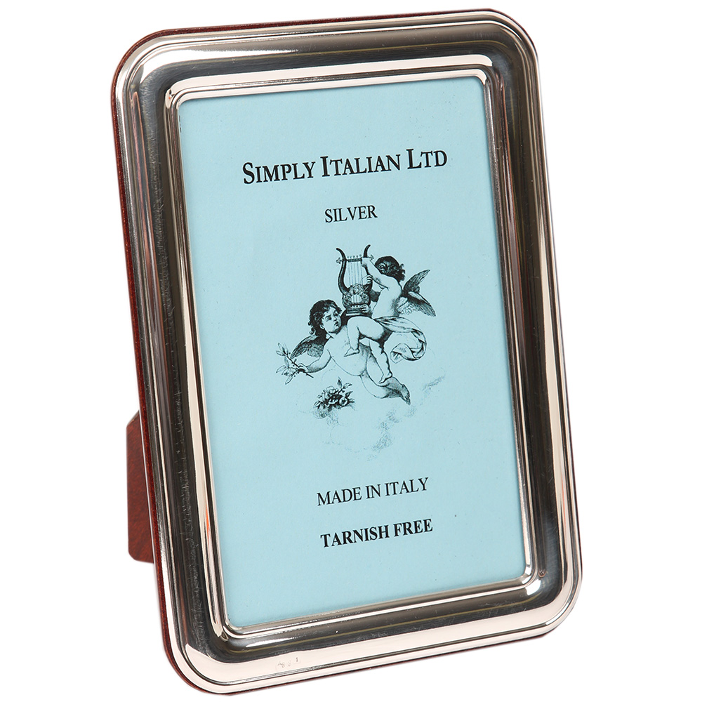 Bilaminato Silver Frame - Wood Back