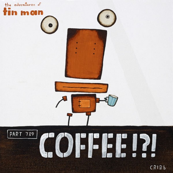 Tin Man Coffee?!? Box Frame 30x30cm