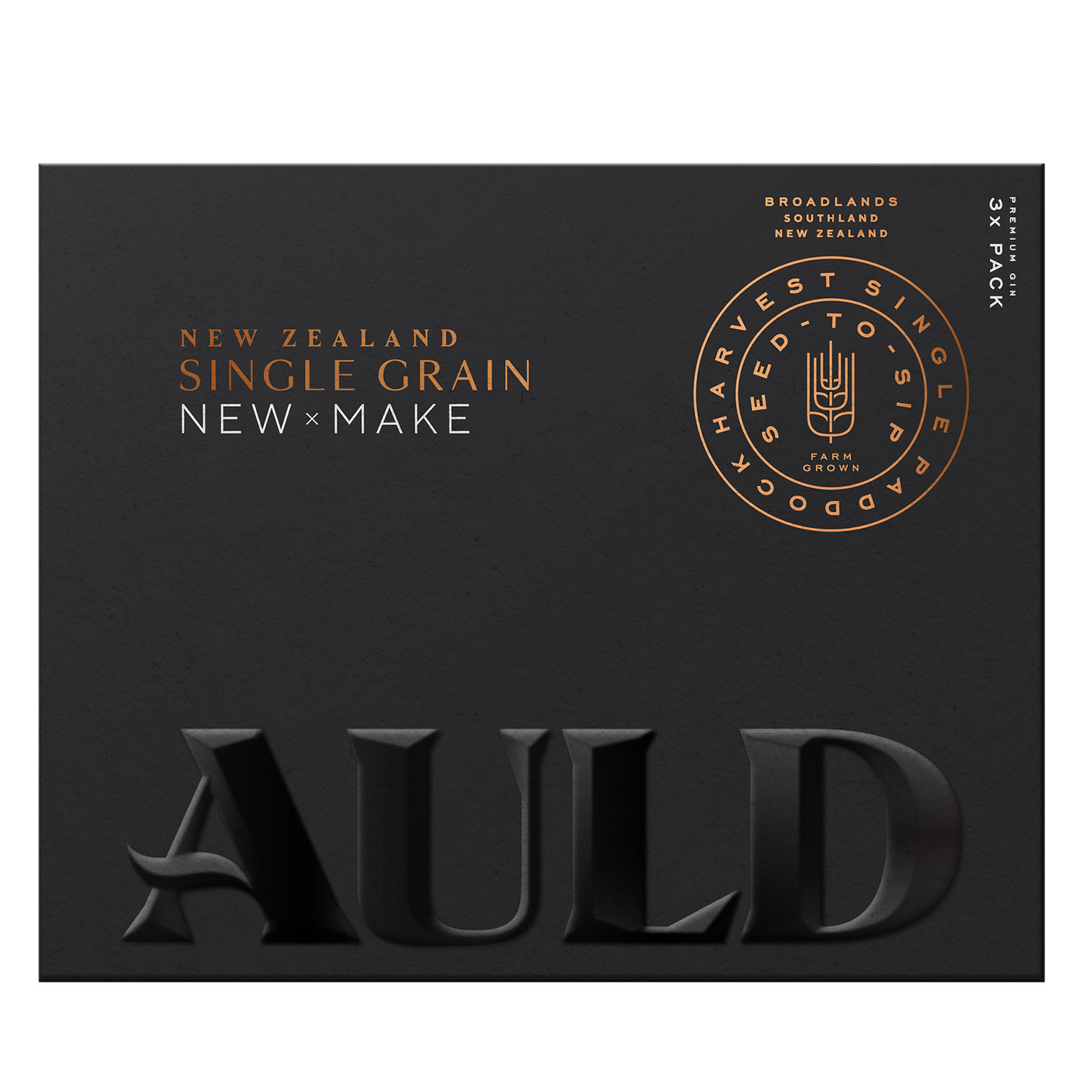 Auld Farm Distillery New Make Single Grain Whisky Tasting Journey 3 x 200ml