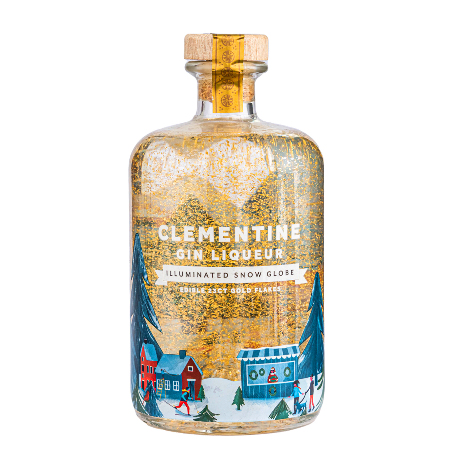 Clementine Gin Liqueur Snow Globe 20% 700ml