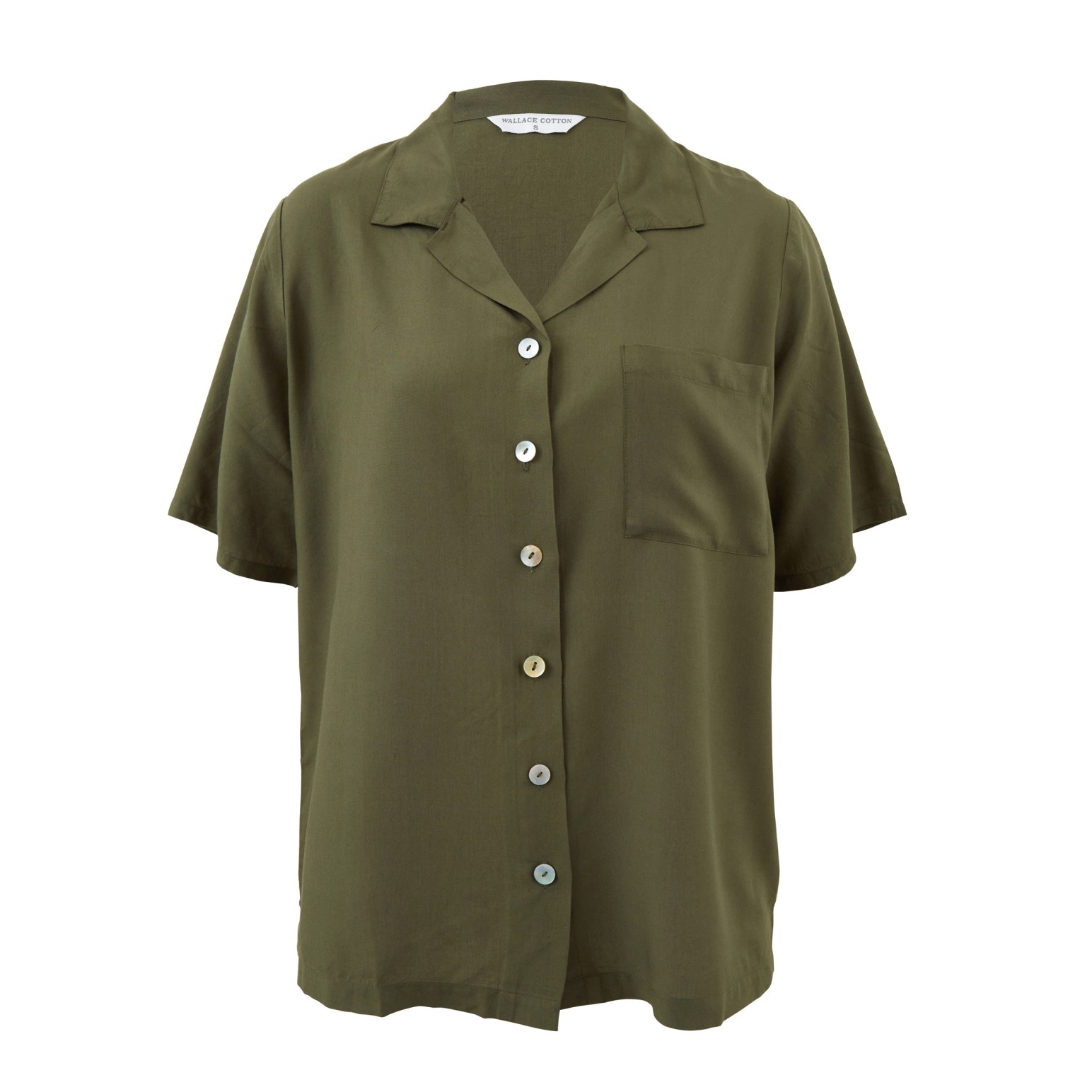 Wallace Cotton Olive PJ Shirt