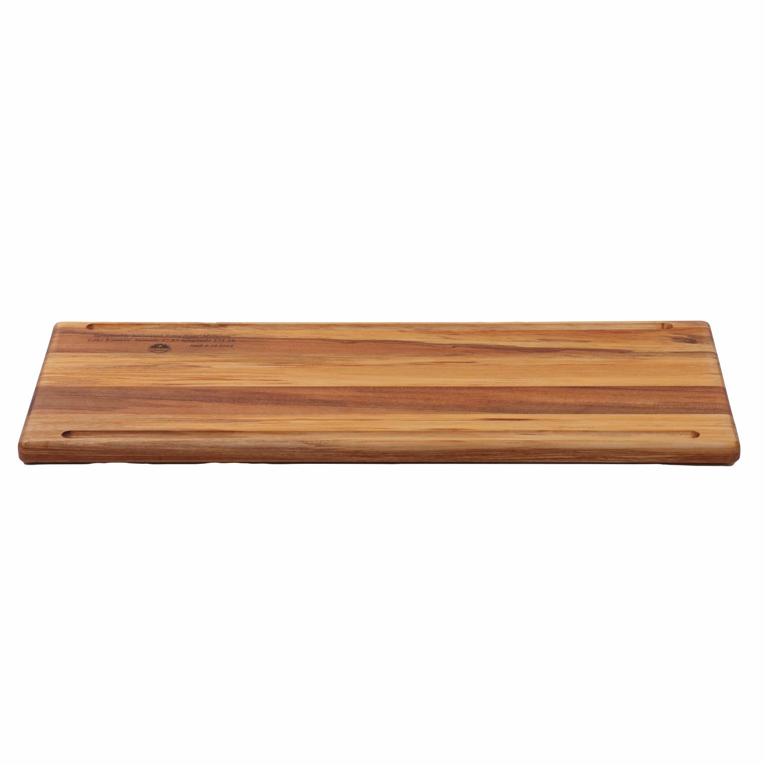 Boards of Origin Lake Kaniere Serving Board With Double Grooves 500x200mm