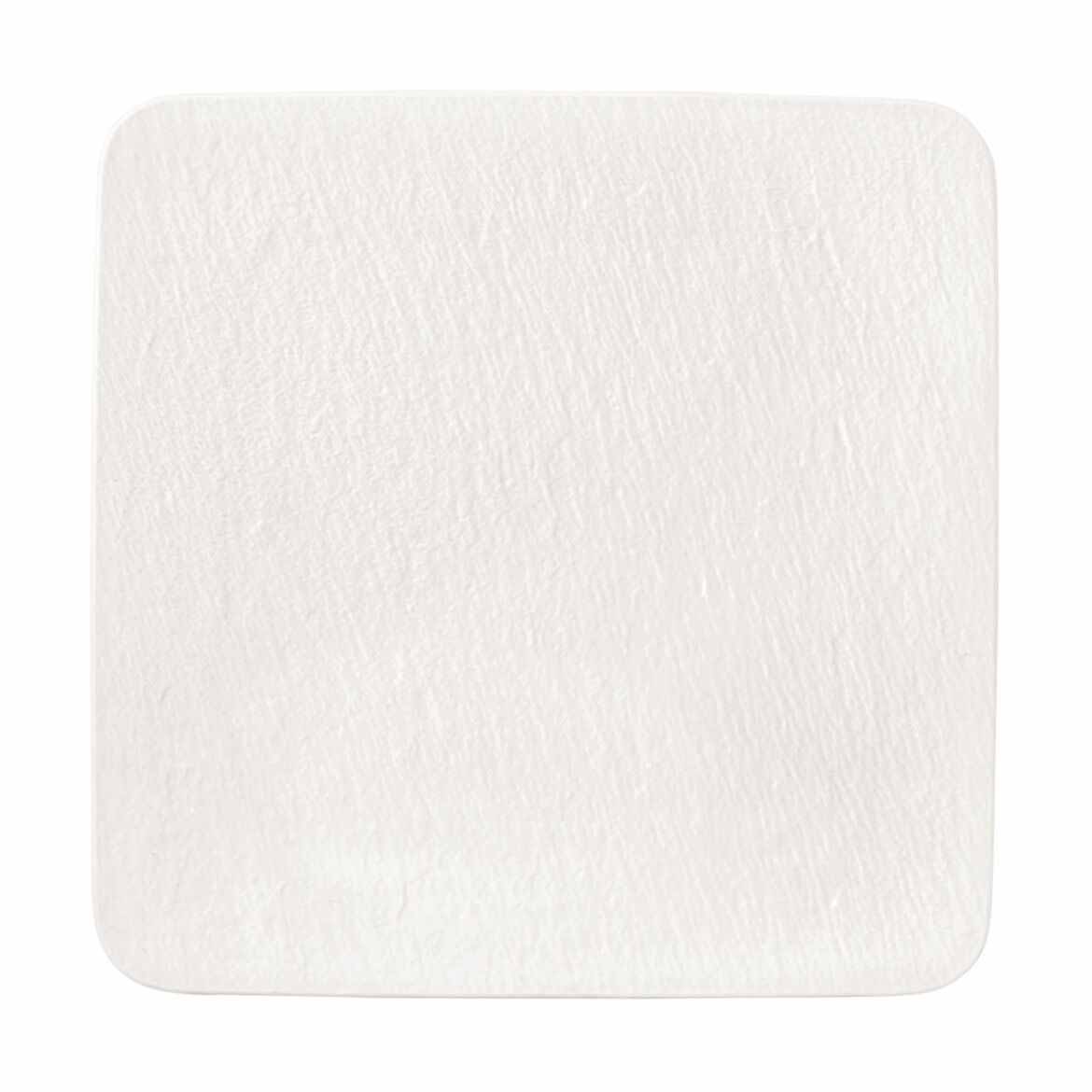 Villeroy & Boch Manufacture Rock White Square Serving Plate/Gourmet Plate