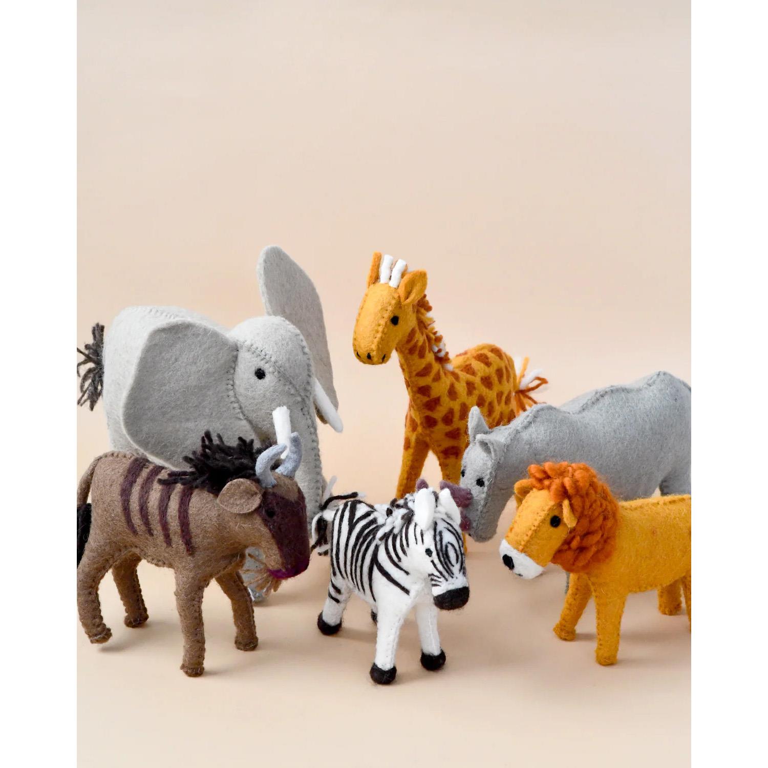 Tara Treasures Felt Safari Animal Toys