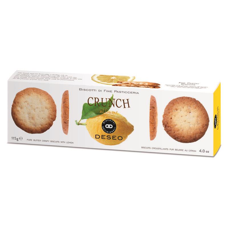 Deseo Lemon Crunch Biscuits 115g