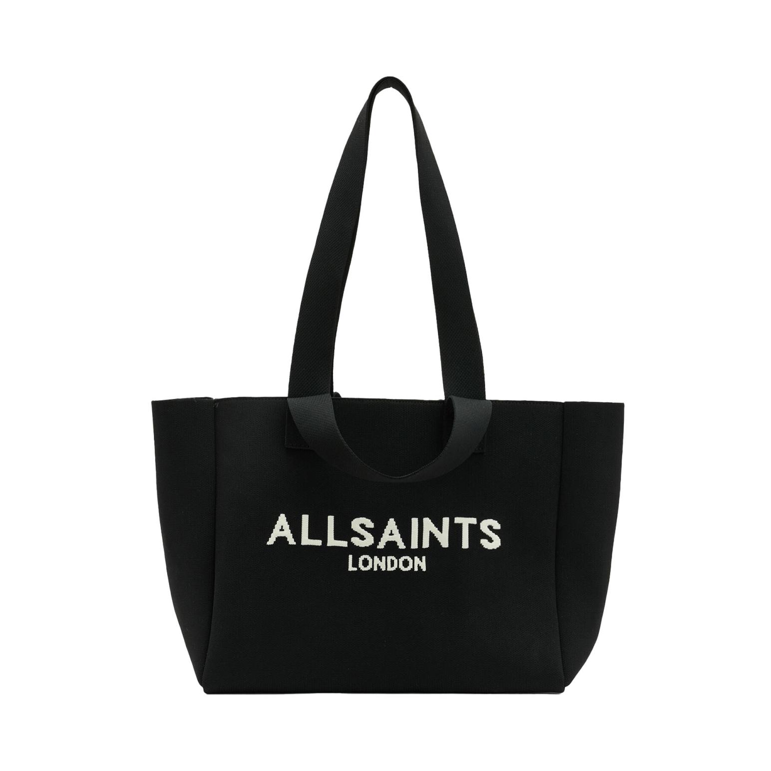 AllSaints Izzy Logo Print Tote Bag