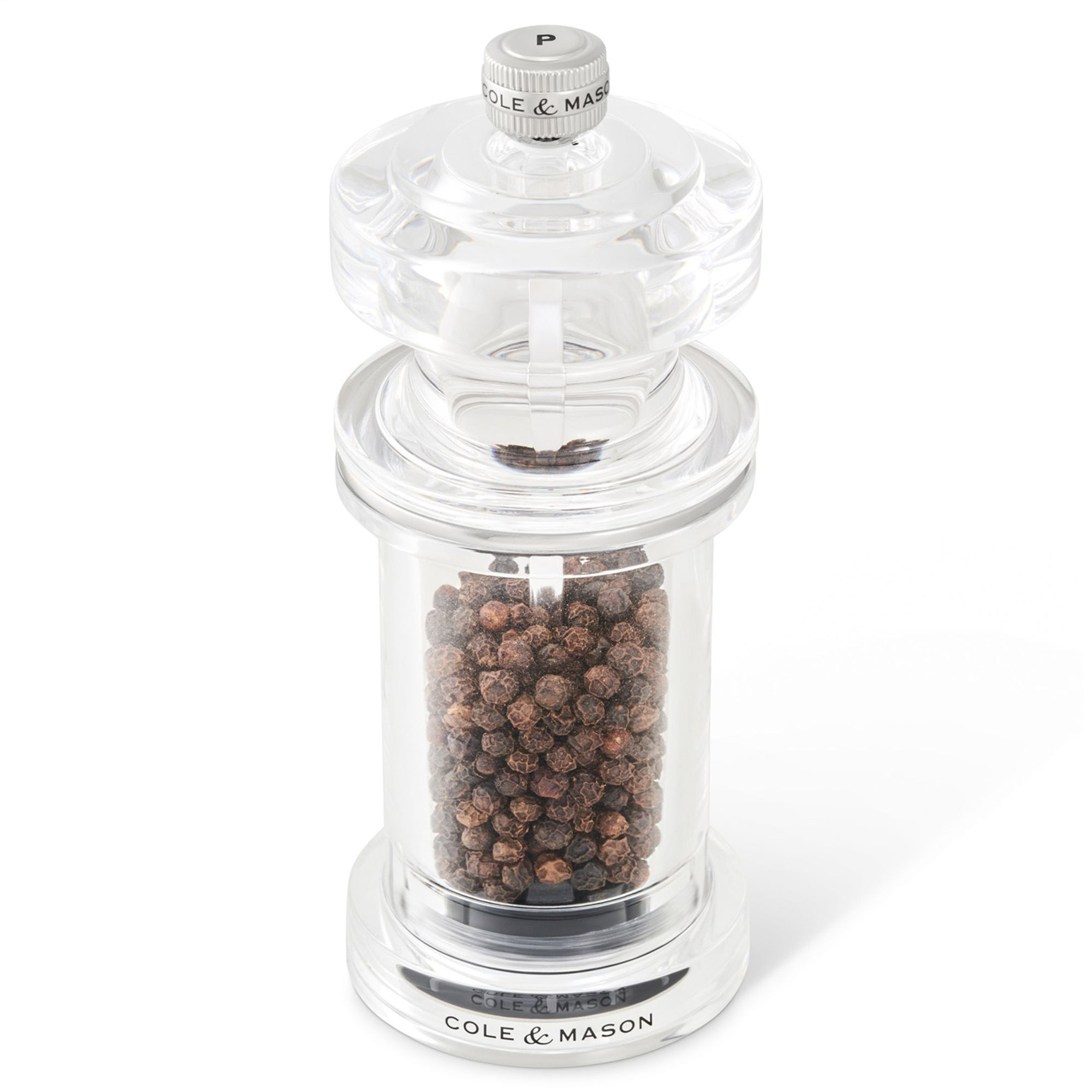 Cole & Mason 605 Acrylic Pepper Mill 14.4cm