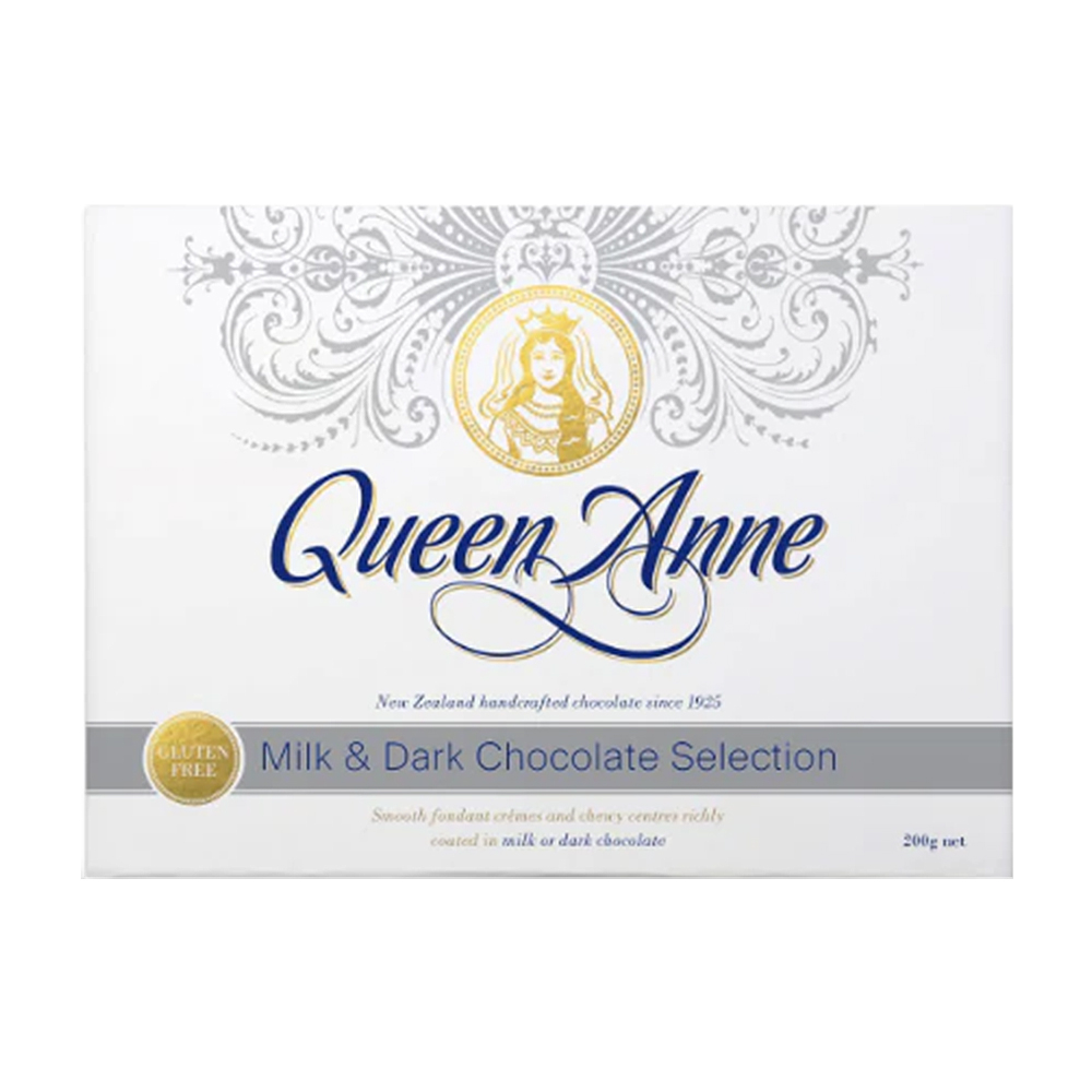 Queen Anne Milk & Dark Chocolate Caramel Selection 200g