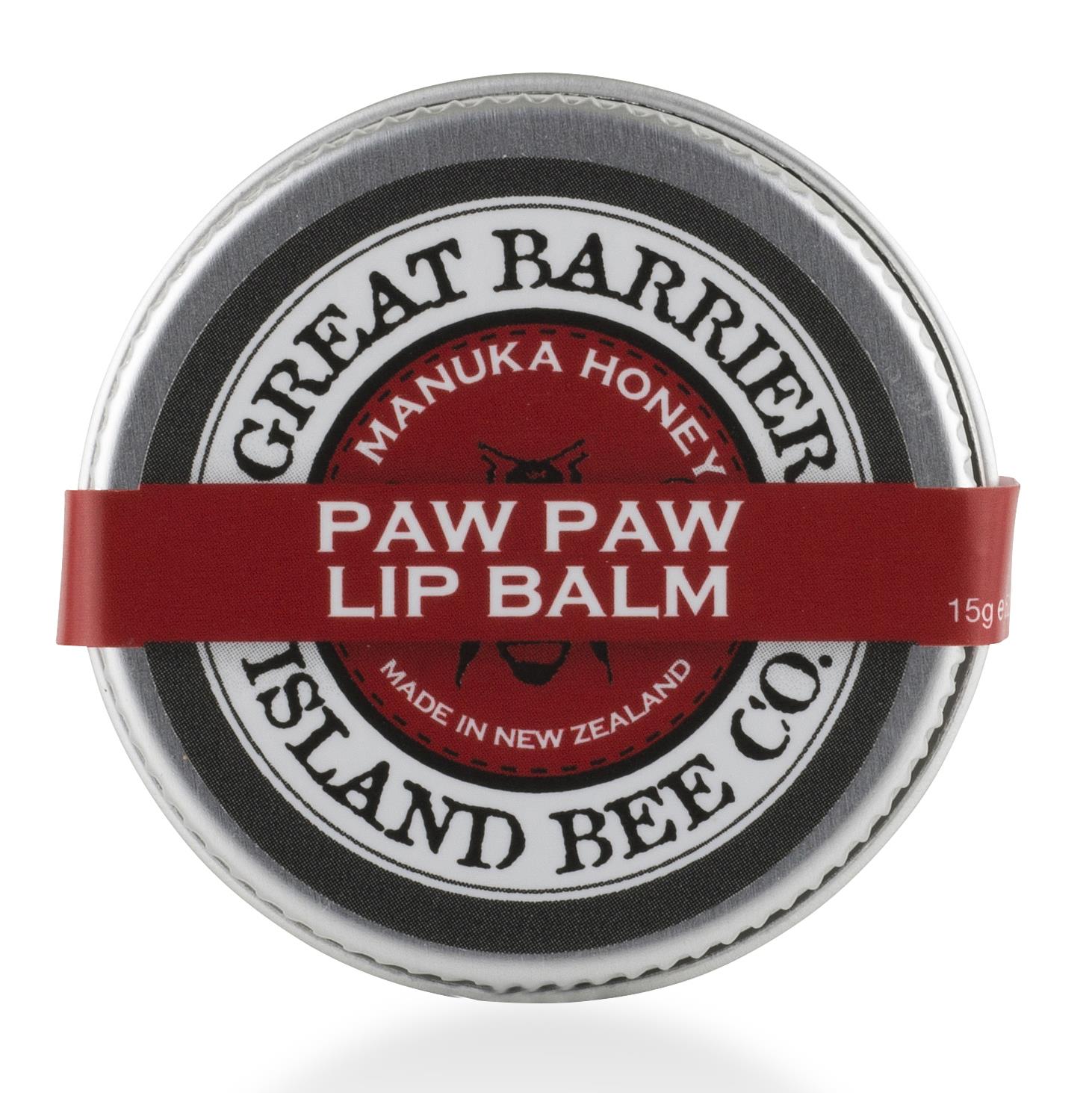 Great Barrier Island Bee Co Pohutukawa & Paw Paw Soothing Lip Balm 15g