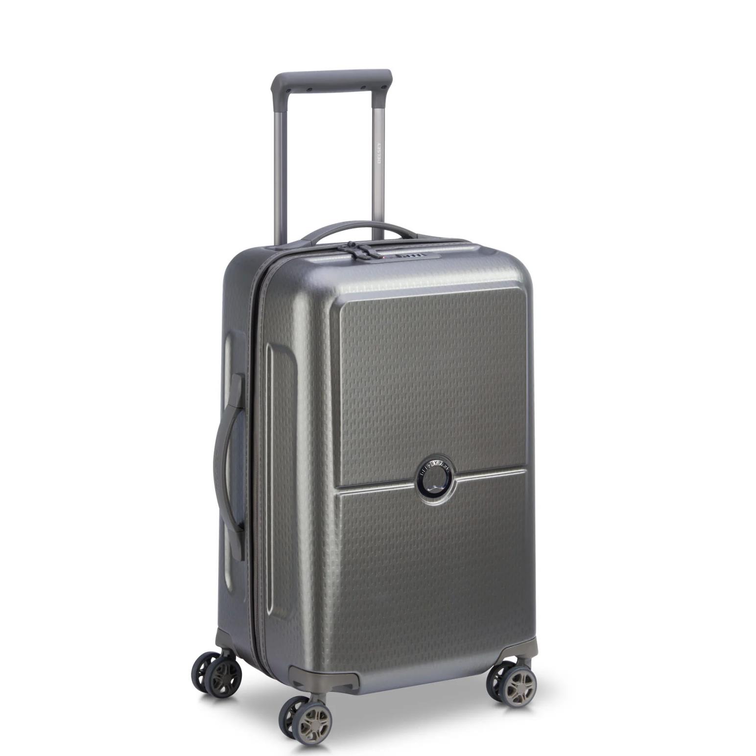 Delsey Turenne Carry On Suitcase - 55cm Silver