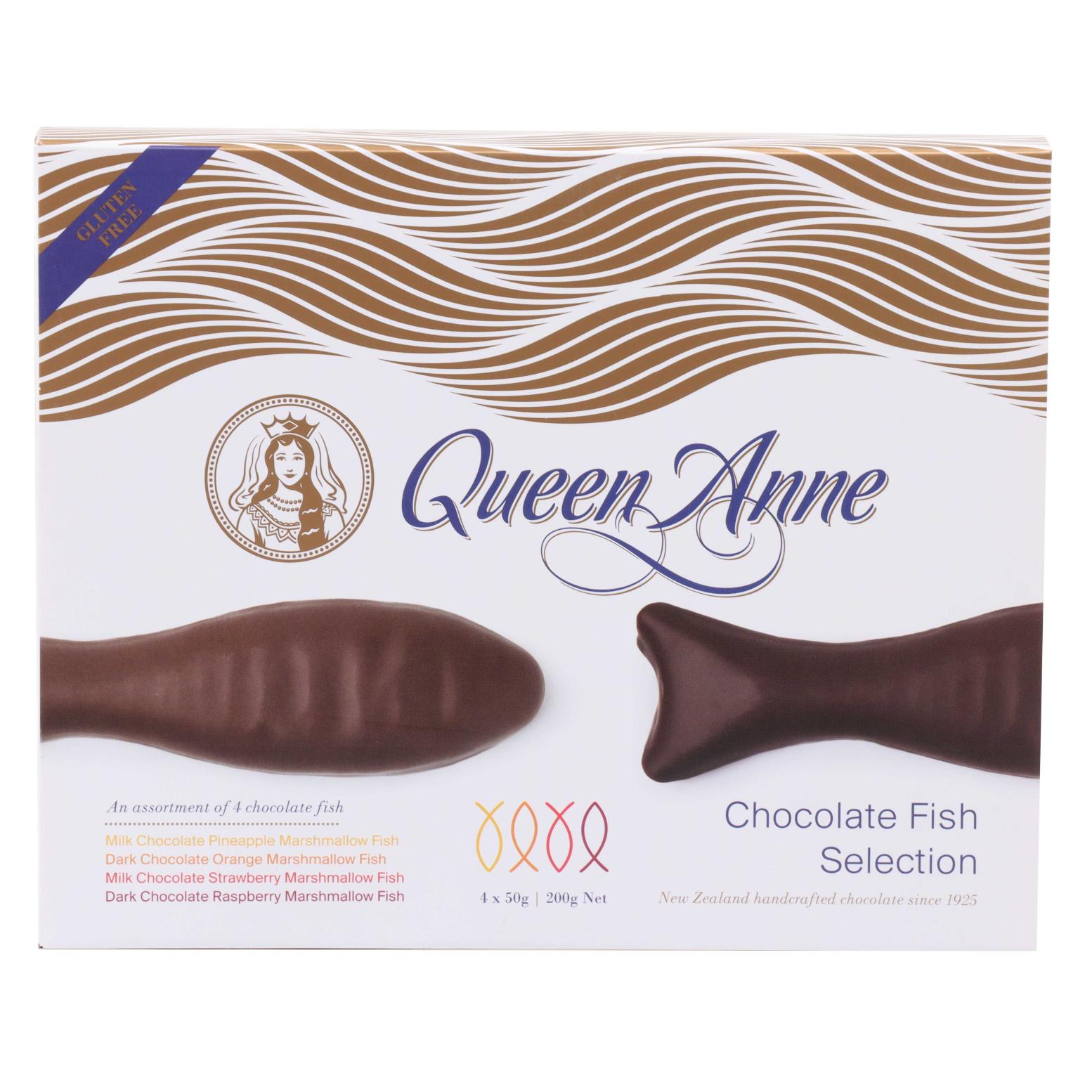 Queen Anne Original Chocolate Fish Selection 200g