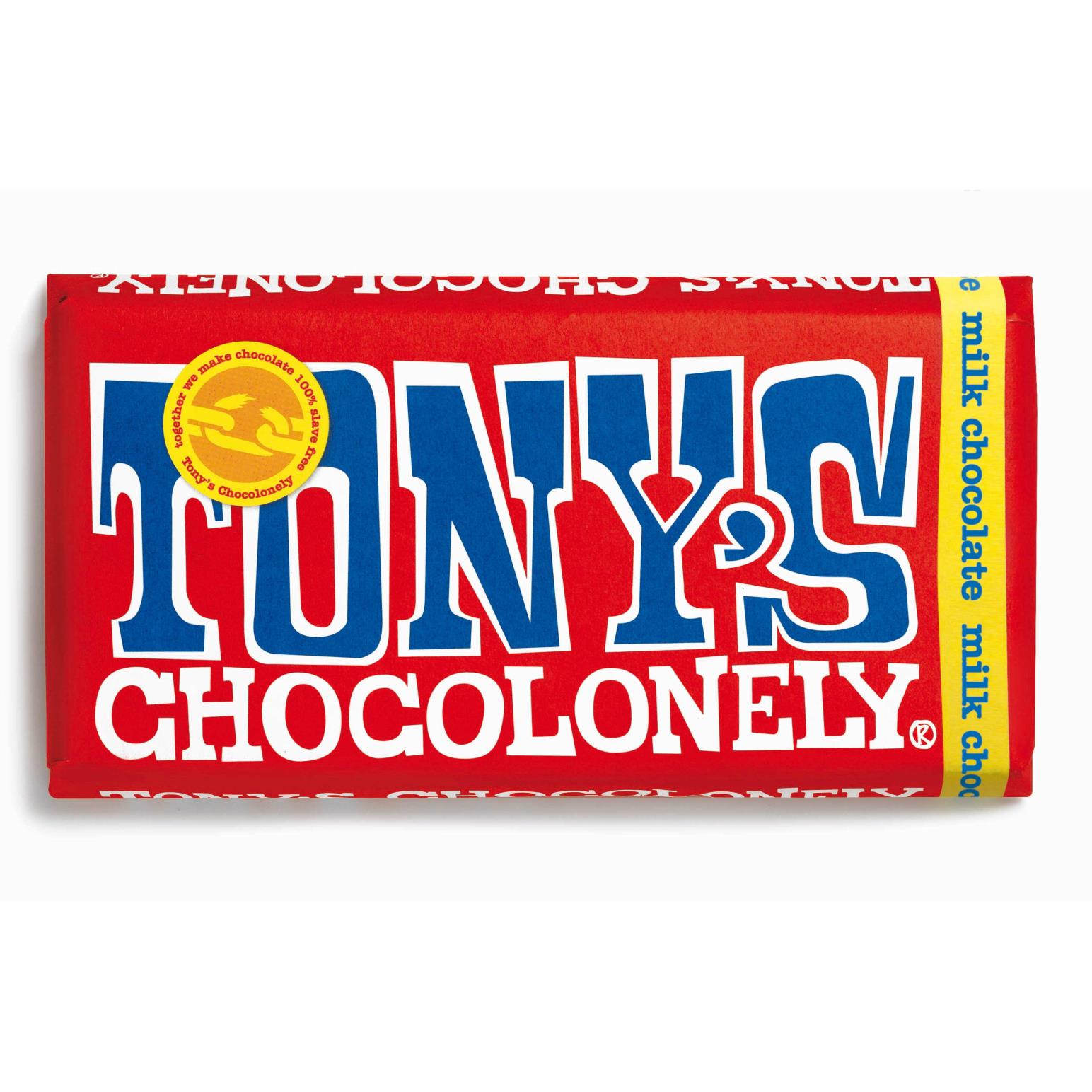 Tony's Chocolonely Milk Chocolate 32% Bar 180g