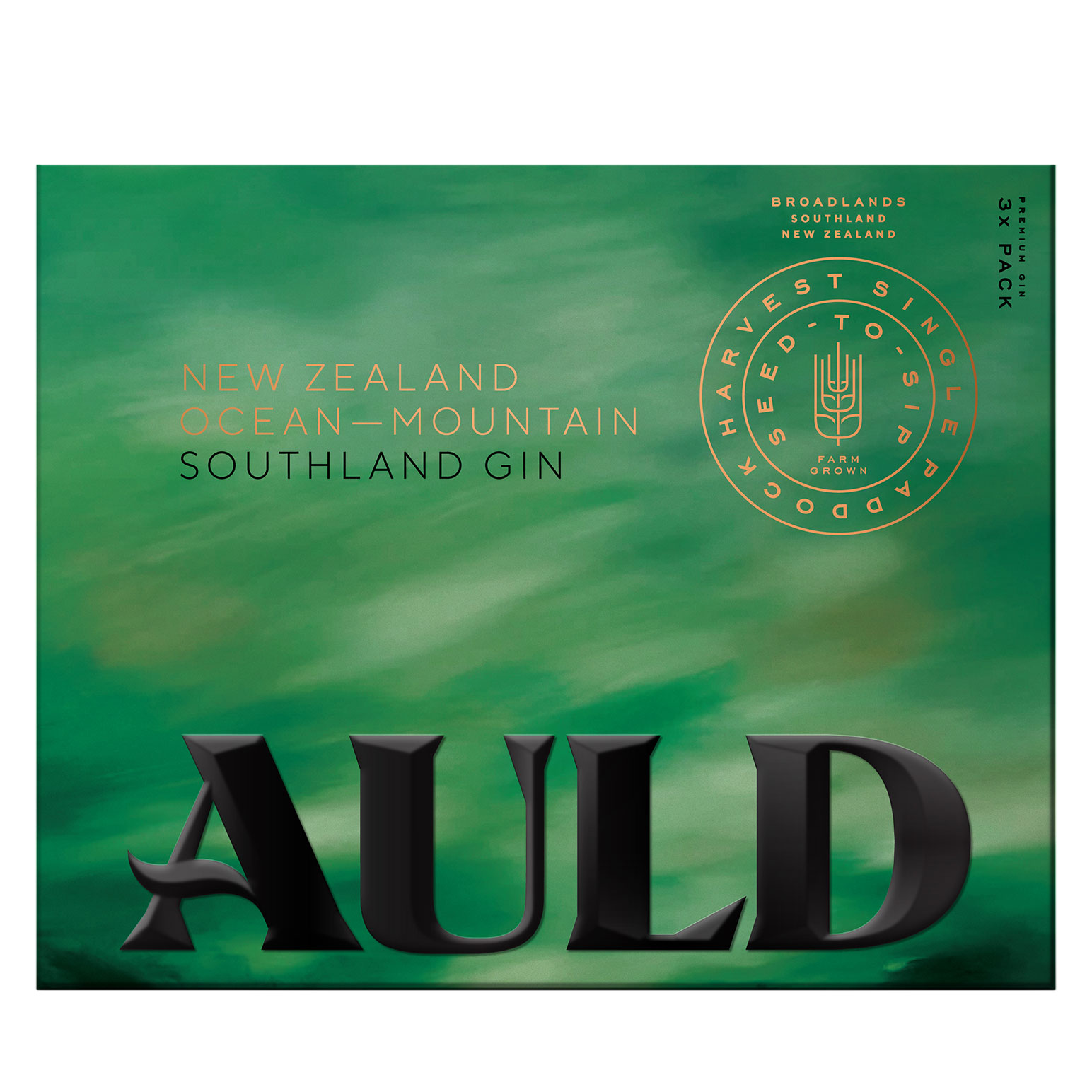 Auld Farm Distillery Southland Terroir Gin Tasting Journey 3 x 200ml