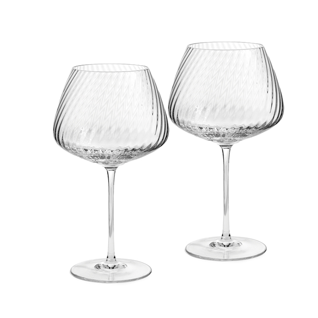 Vera Wang Swirl Red Wine Glass Set of 2