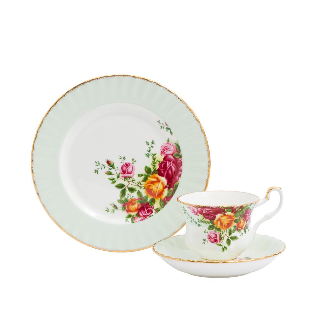 Royal Albert Old Country Roses 3 Piece Set Fern