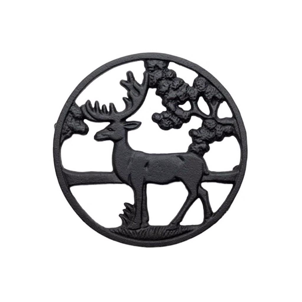 Cast Iron Deer Trivet