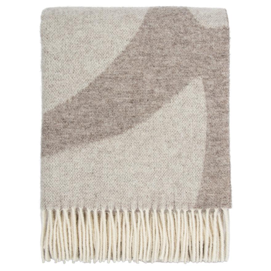 Baya Flagstone NZ Wool Throw 140x200cm - Fawn